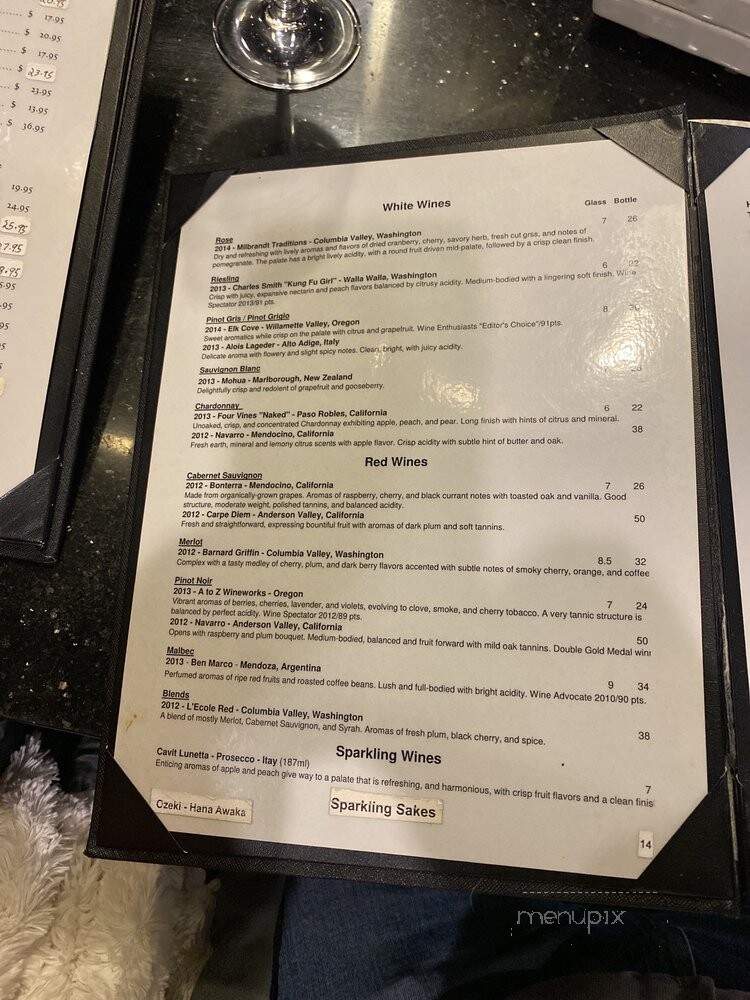 Kobe Seafood & Steak House Missoula - Missoula, MT menu_pic