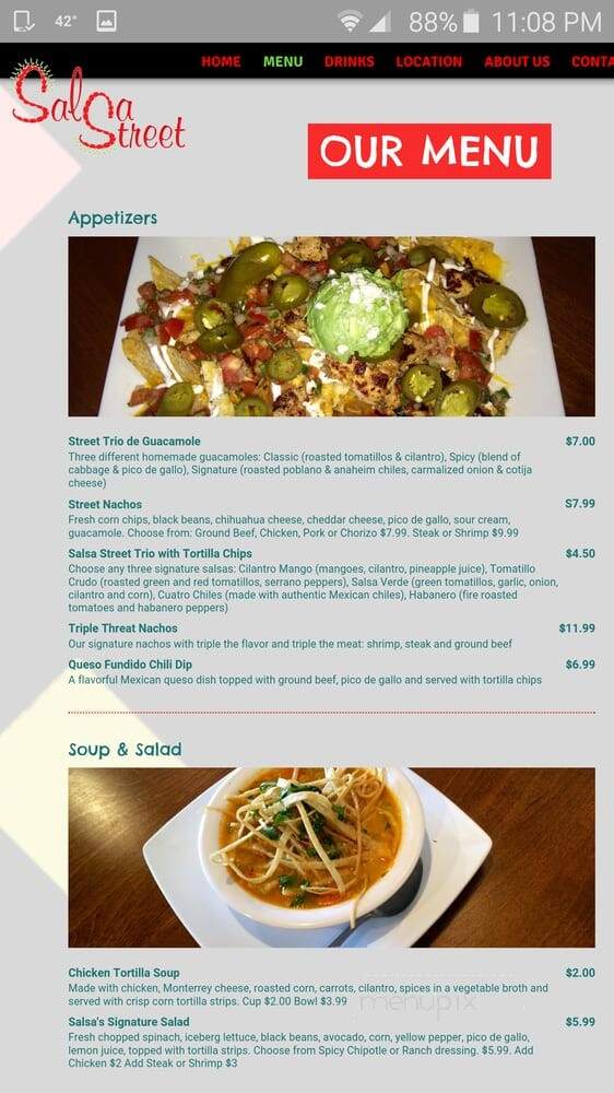 La Bamba Mexican Restaurant and Cantina - Sleepy Hollow, IL menu_pic