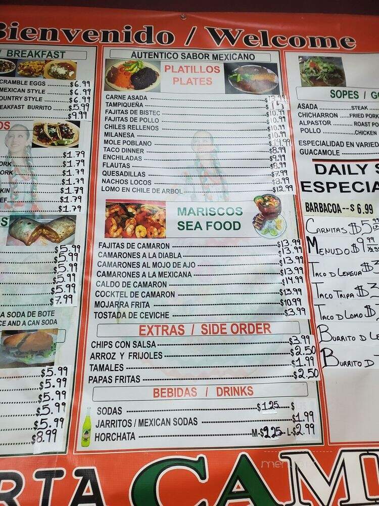 Carniceria Y Taqueria La Esperanza - Cary, IL menu_pic