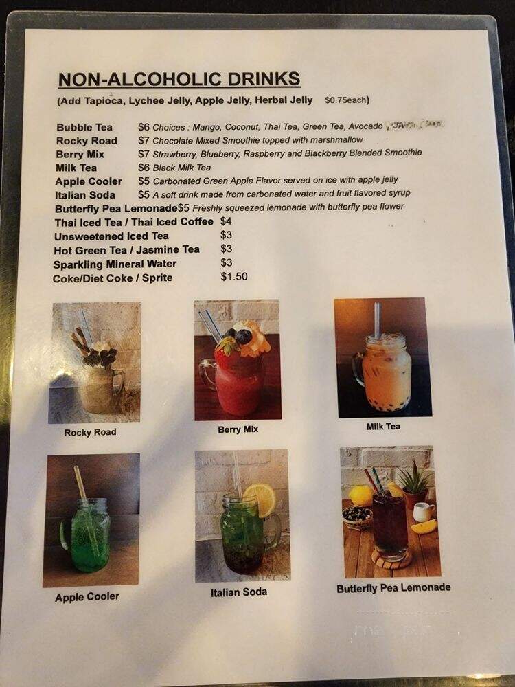 Montira Thai - Glenview, IL menu_pic