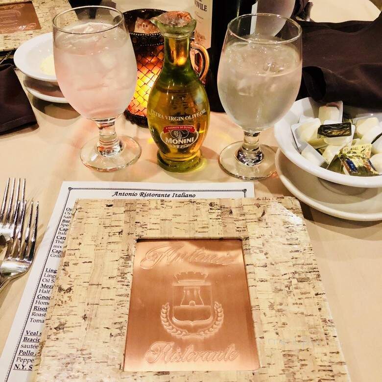 Antonio Ristorante - Itasca, IL menu_pic