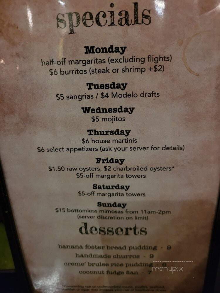 My Cocina - Streamwood, IL menu_pic