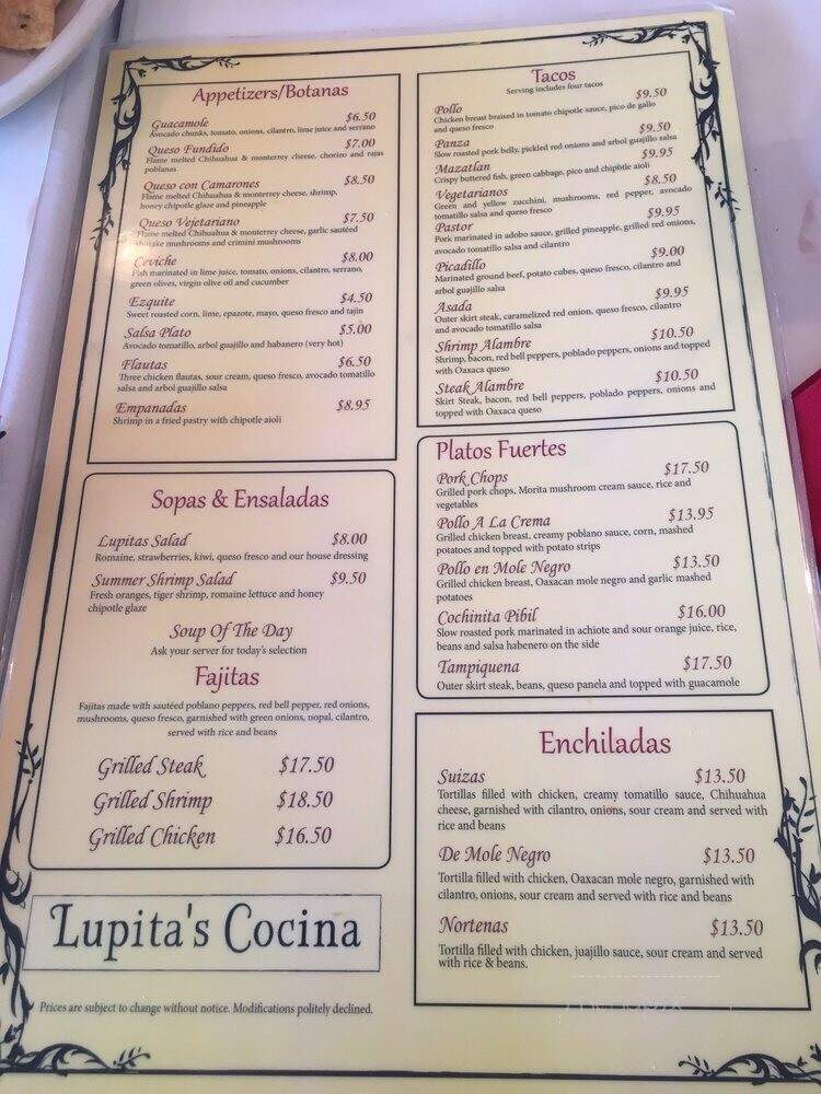 Lupita's Cocina - St. Charles, IL