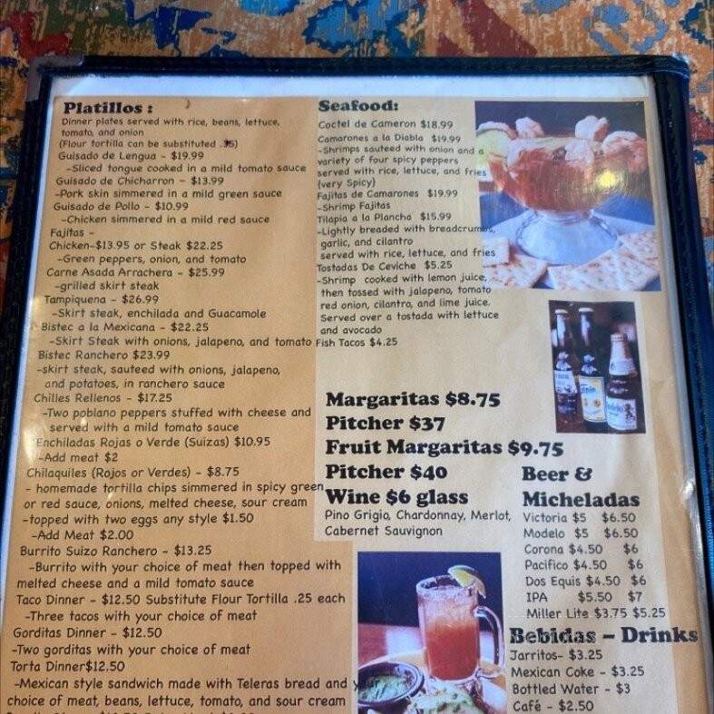 La Penca - North Riverside, IL menu_pic