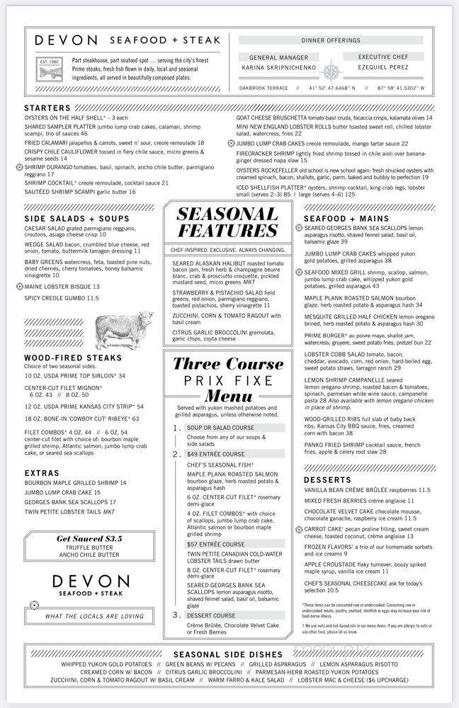 Devon Seafood + Steak - Oakbrook Terrace, IL