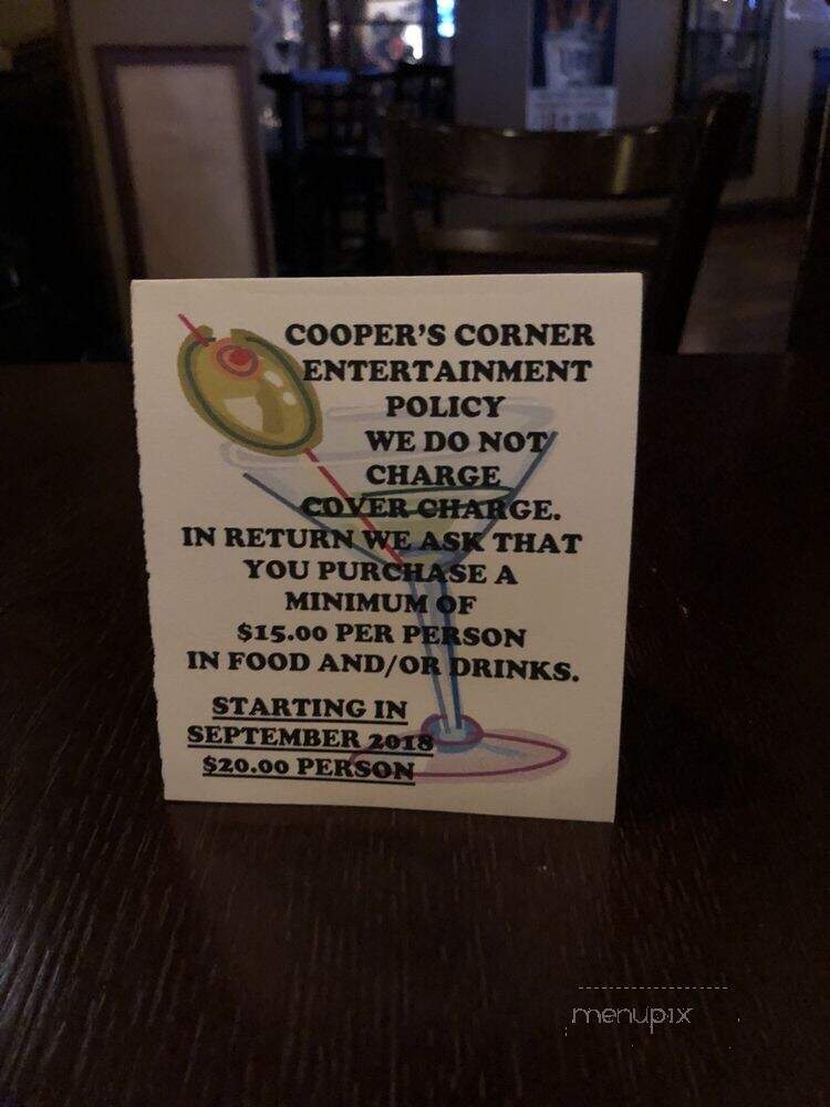Cooper's Corner - Winfield, IL menu_pic