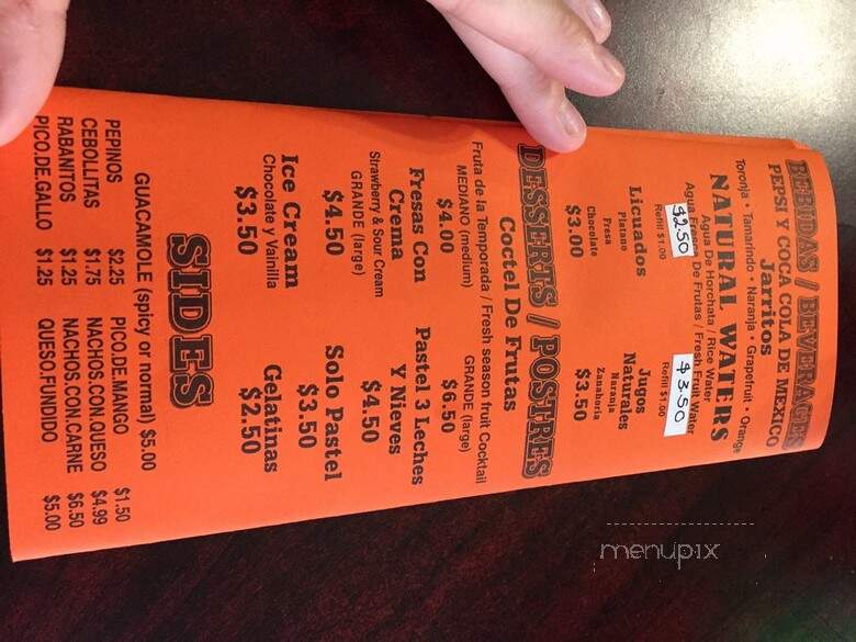 Taqueria Vargas - Chicago, IL menu_pic
