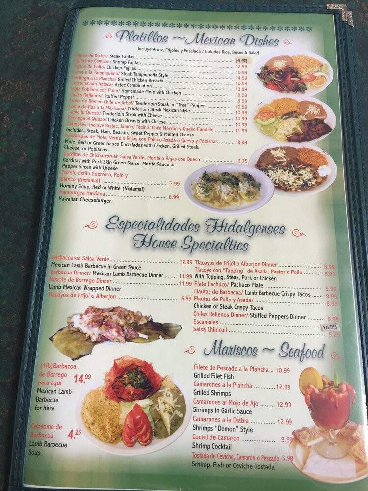 El Borrego De Oro - Joliet, IL menu_pic
