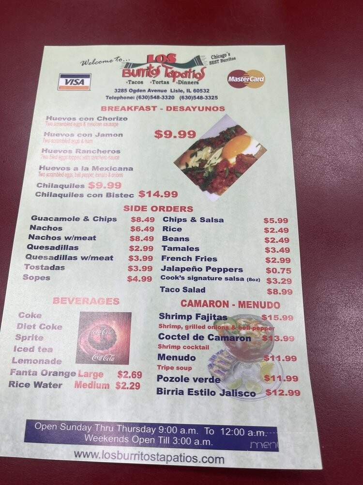 Los Burritos Tapatios - Naperville, IL