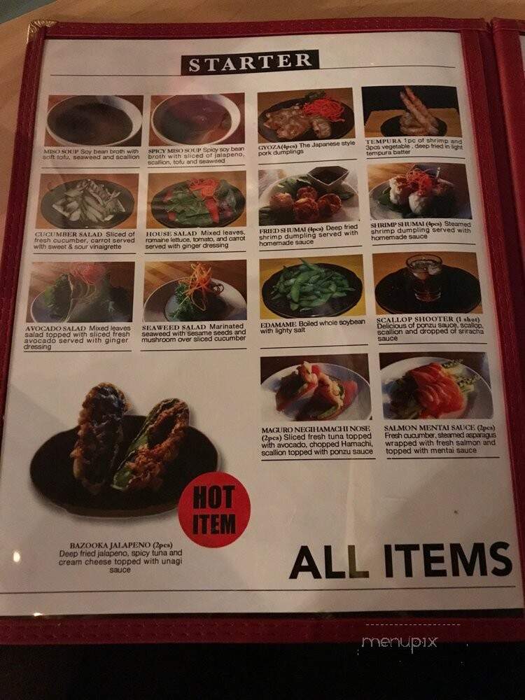 Godzilla Sushi - Chicago, IL menu_pic