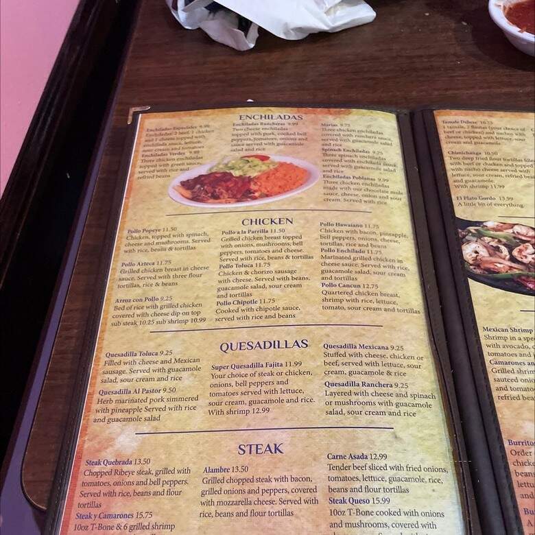 Los Cabos - Sullivan, MO menu_pic