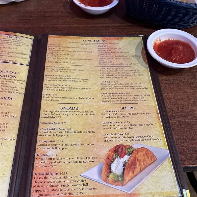 Los Cabos - Sullivan, MO menu_pic