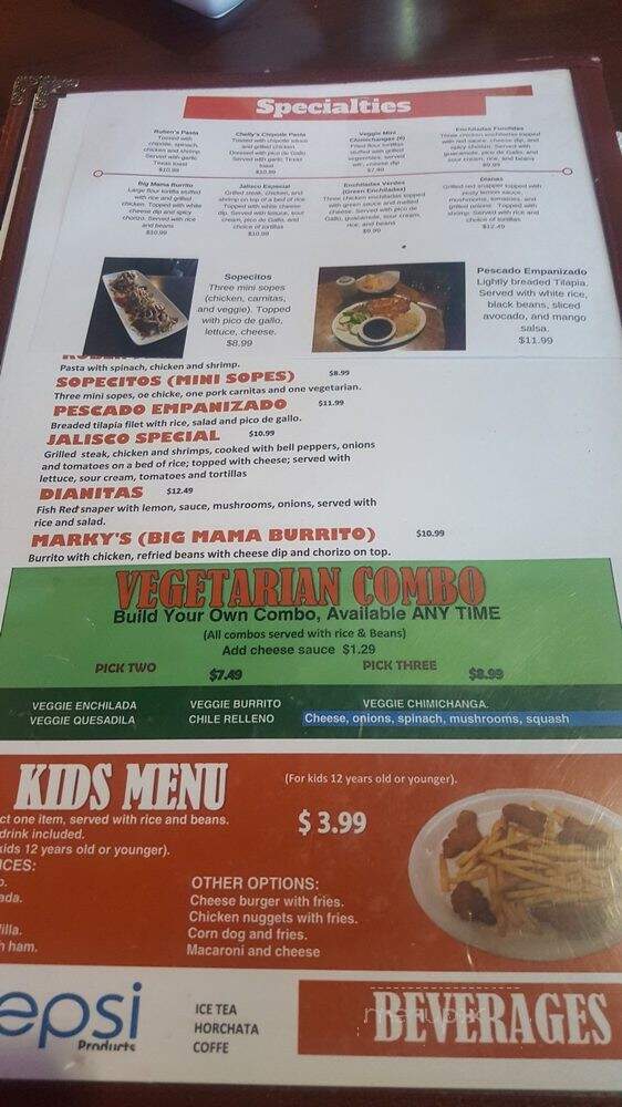 Chelly's Cafe - Kansas City, MO menu_pic