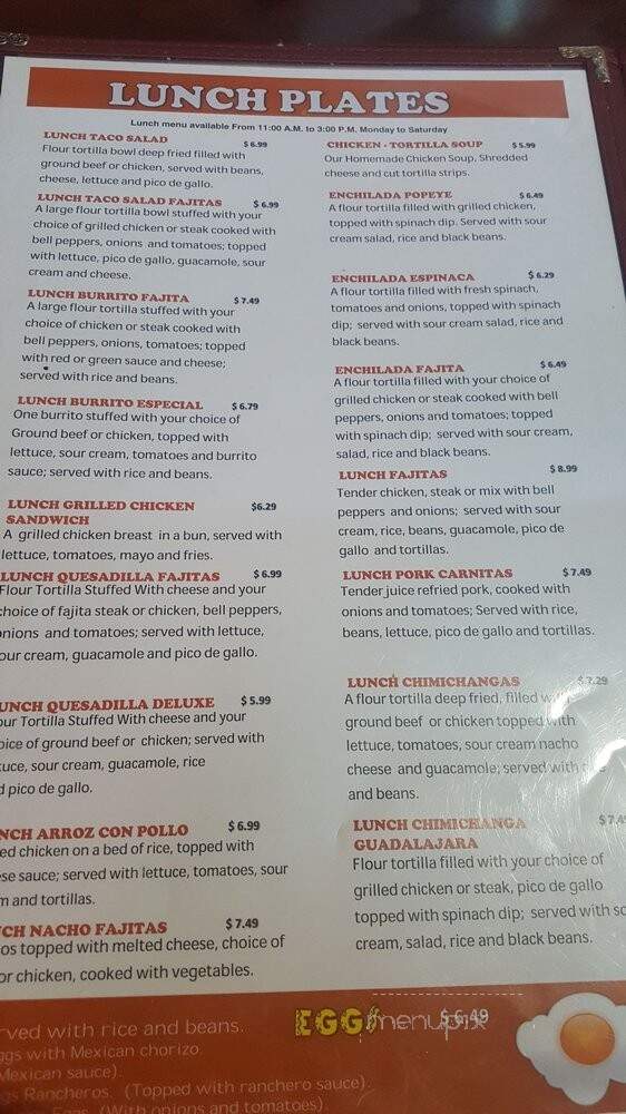 Chelly's Cafe - Kansas City, MO menu_pic