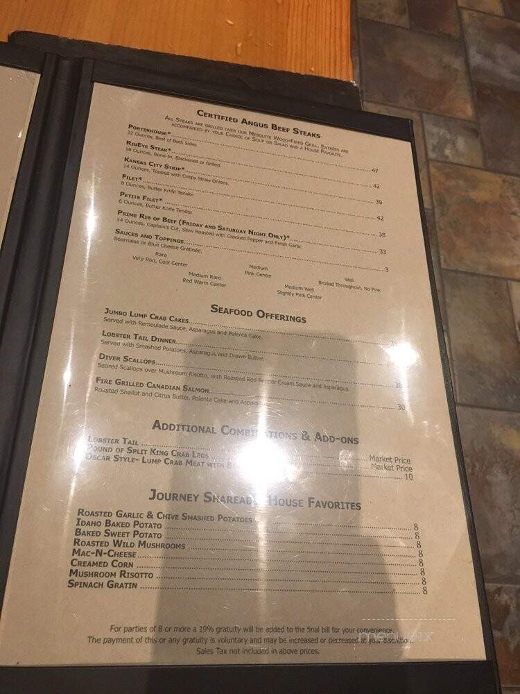 The Journey - Riverside, MO menu_pic