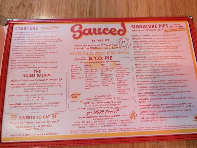 Sauced on Paseo - Oklahoma City, OK menu_pic