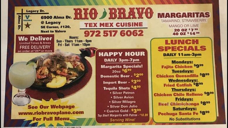 Rio Bravo Tex-Mex Cuisine - Plano, TX