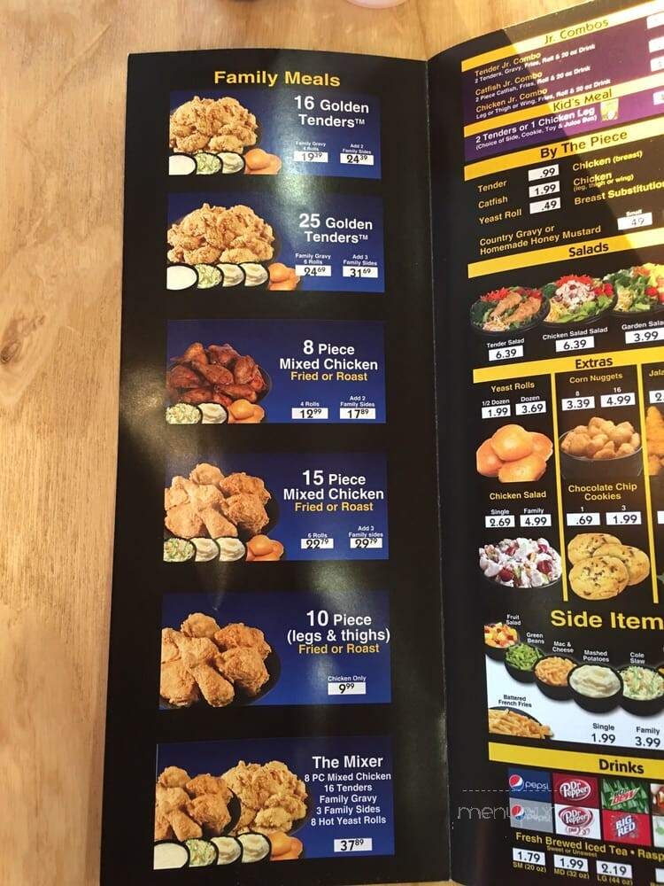 Golden Chick - Carrollton, TX menu_pic