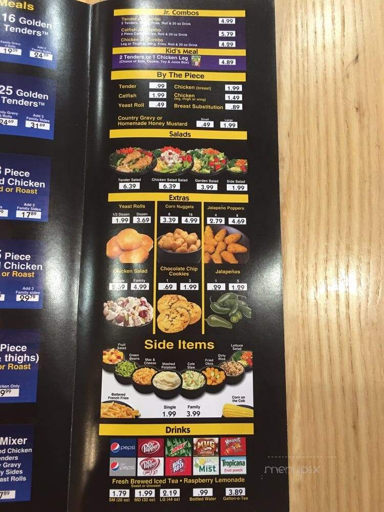 Golden Chick - Carrollton, TX menu_pic