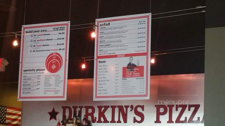 Durkin's Pizza - McKinney, TX menu_pic