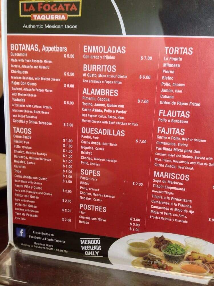 La Fogata Taqueria - Garland, TX