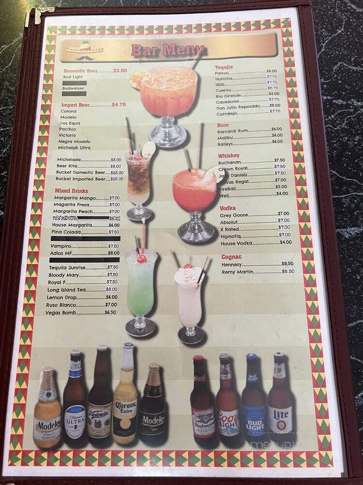 La Torta Sports Bar - Terrell, TX menu_pic