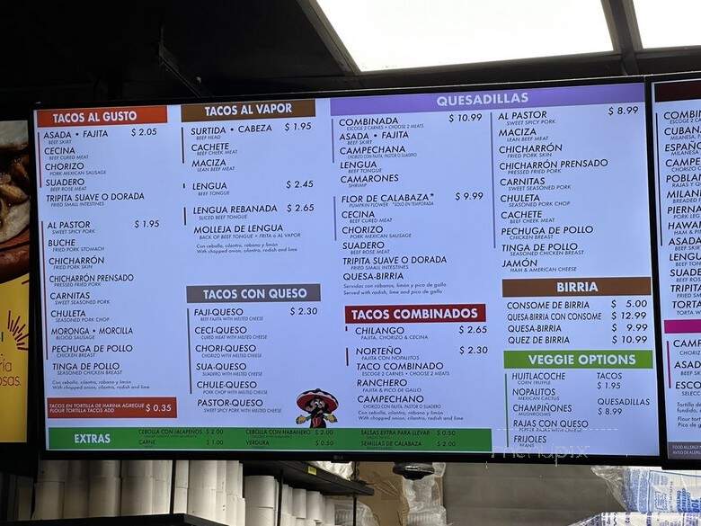 La Salsa Verde Taqueria - Dallas, TX menu_pic