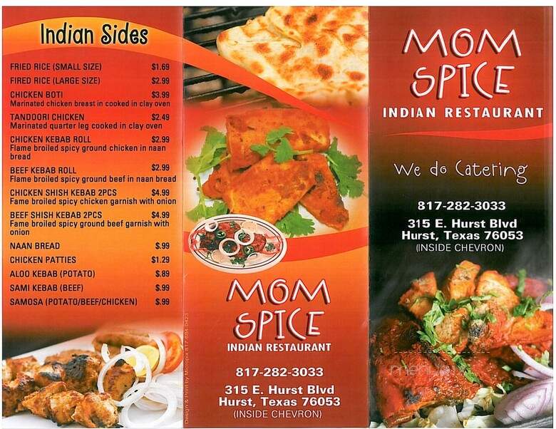 Mom's Spice - Hurst, TX menu_pic