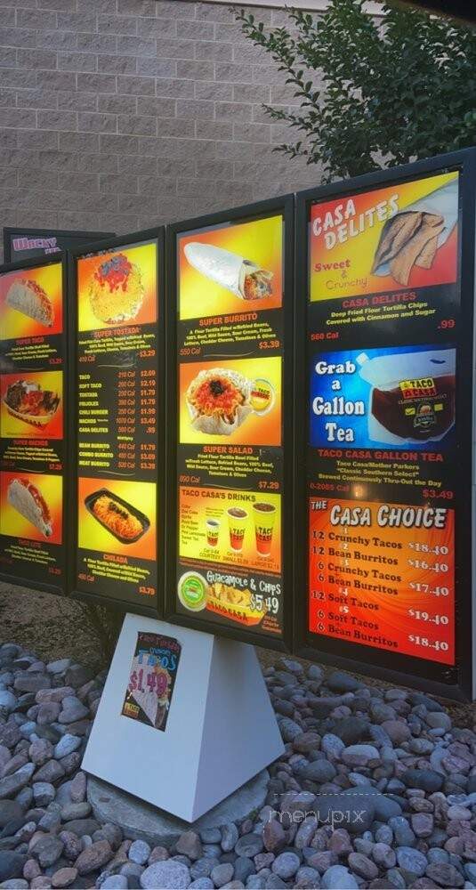 Taco Casa - Arlington, TX menu_pic