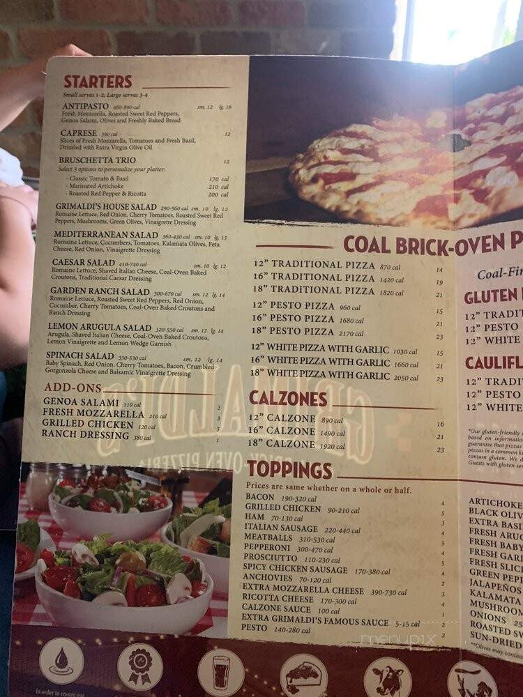 Grimaldi's - Grapevine, TX menu_pic