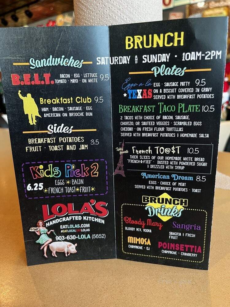 Lola's Handcrafted Sandwiches - Tyler, TX