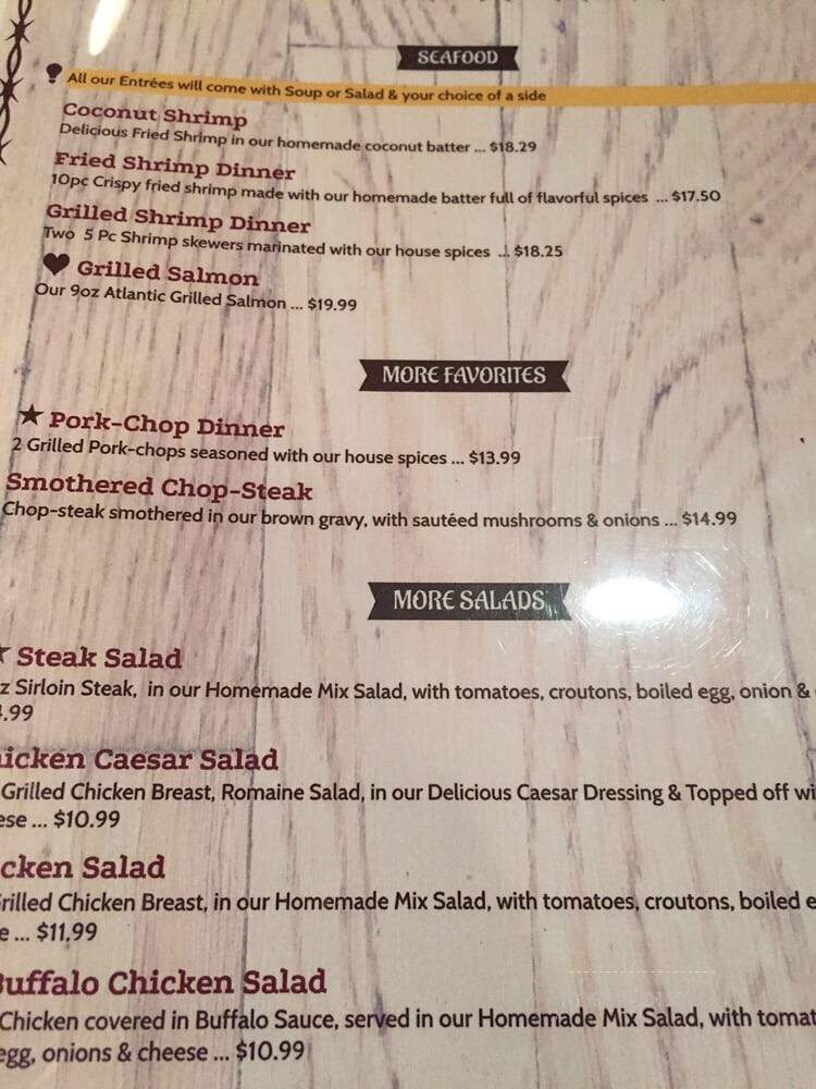 Jay Joe's Grill - Fort Worth, TX menu_pic