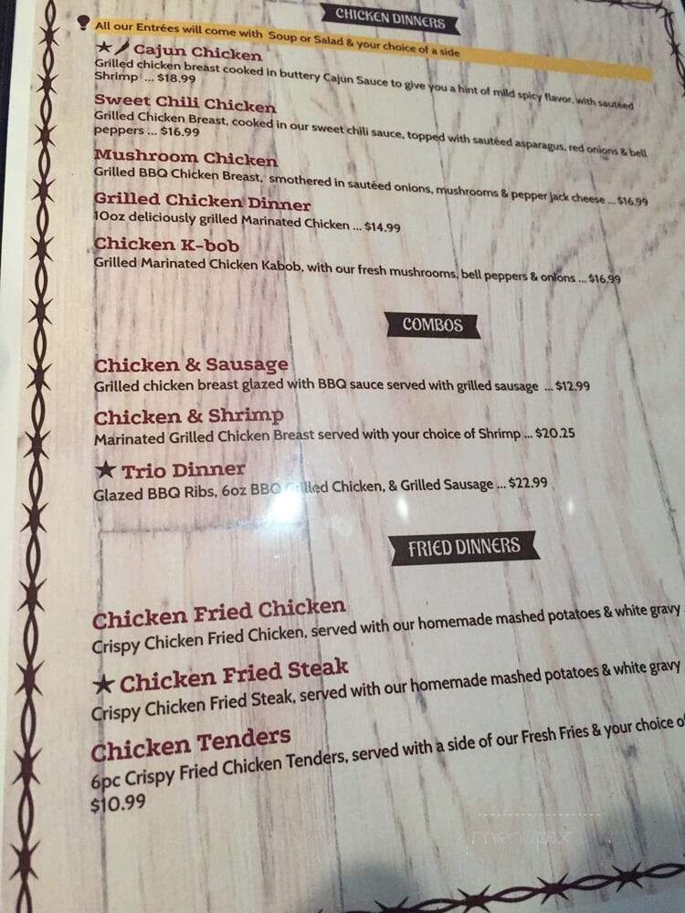 Jay Joe's Grill - Fort Worth, TX menu_pic