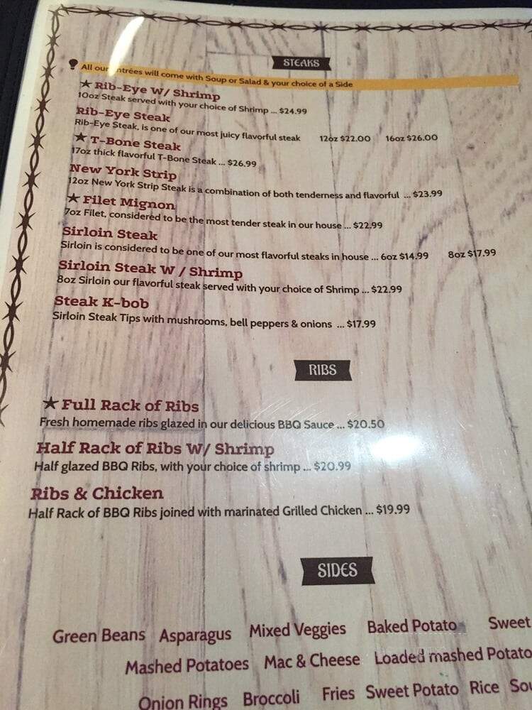 Jay Joe's Grill - Fort Worth, TX menu_pic