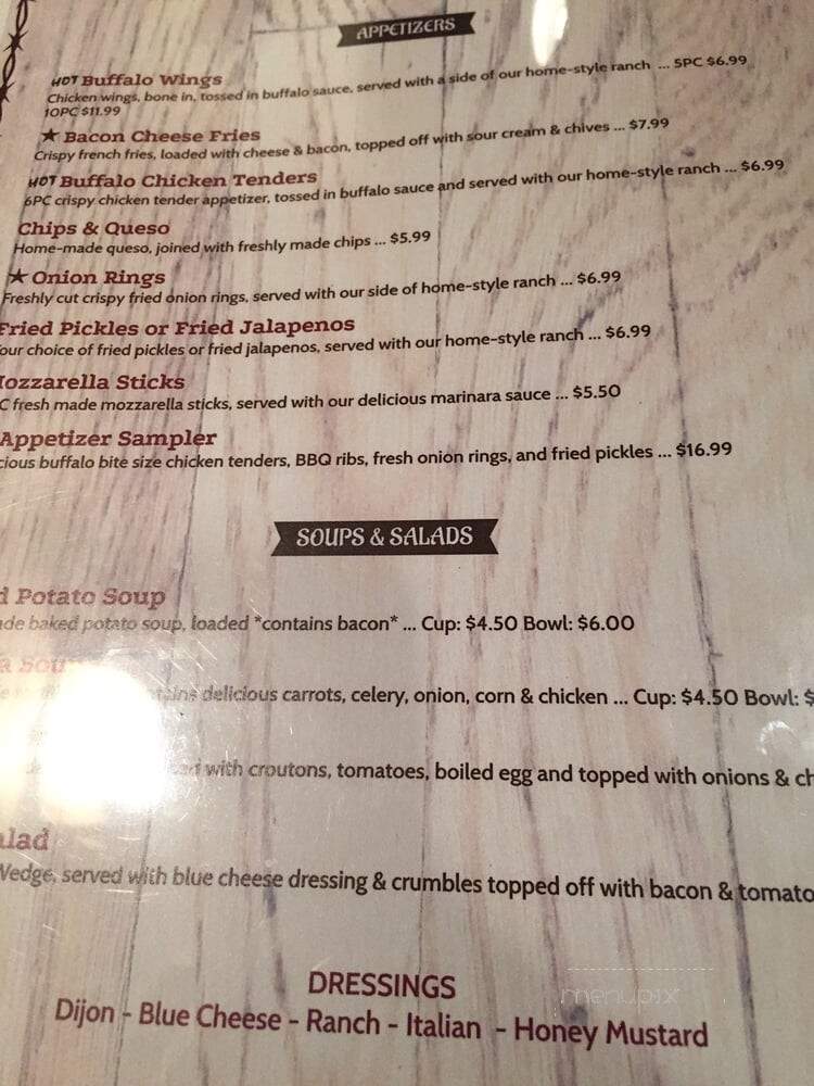 Jay Joe's Grill - Fort Worth, TX menu_pic