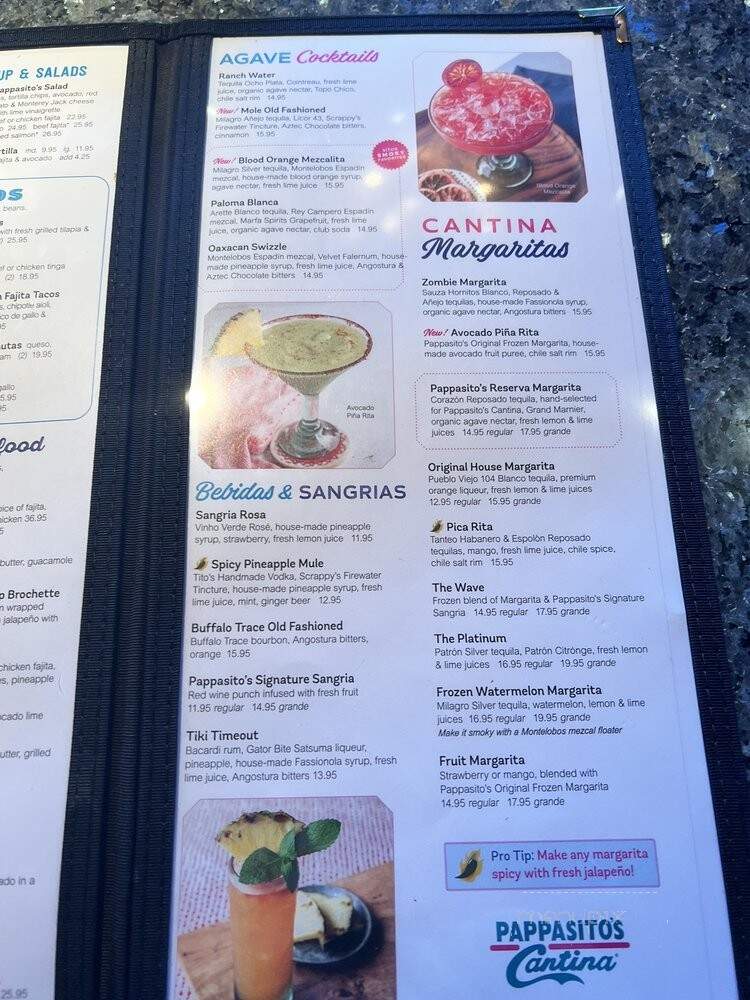 Pappasito's Cantina - Houston, TX menu_pic