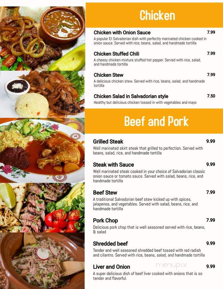 El Majahual - Houston, TX menu_pic