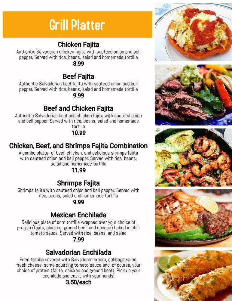 El Majahual - Houston, TX menu_pic