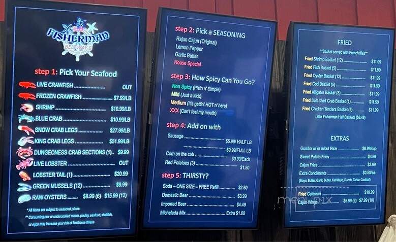 LA Fisherman - Houston, TX menu_pic