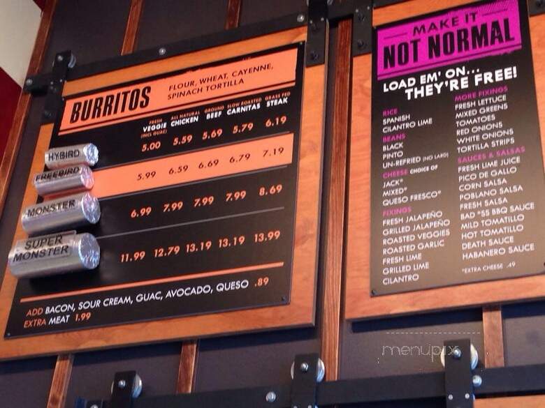 Freebirds World Burrito - Humble, TX menu_pic