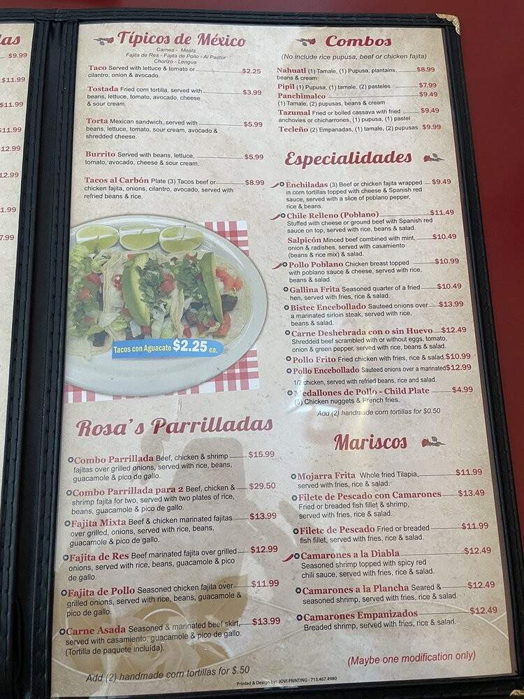 Rosa's Pupuseria Y Taqueria - Houston, TX