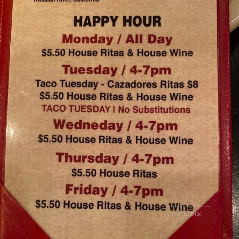 Sylvia's Enchilada Kitchen - Houston, TX menu_pic
