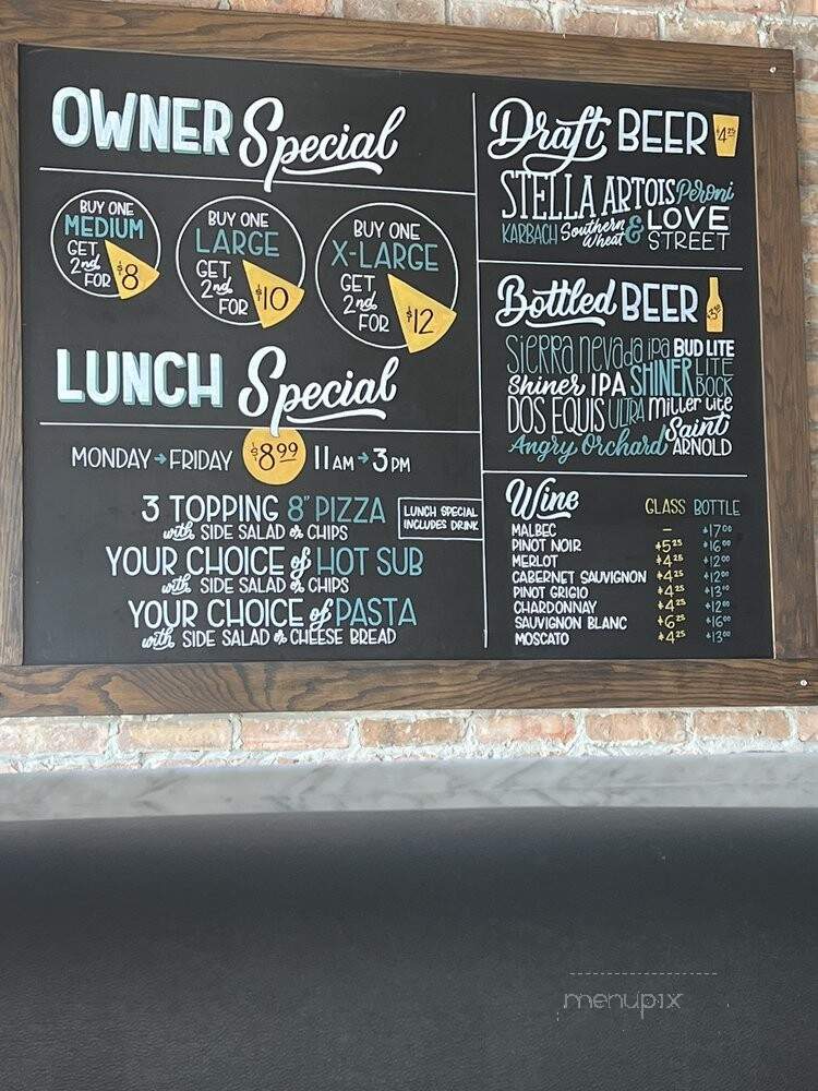 Crust Pizza Company - The Woodlands, TX menu_pic