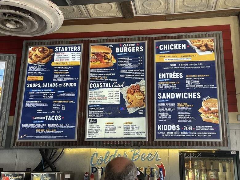 Willie's Grill & Icehouse - San Antonio, TX menu_pic