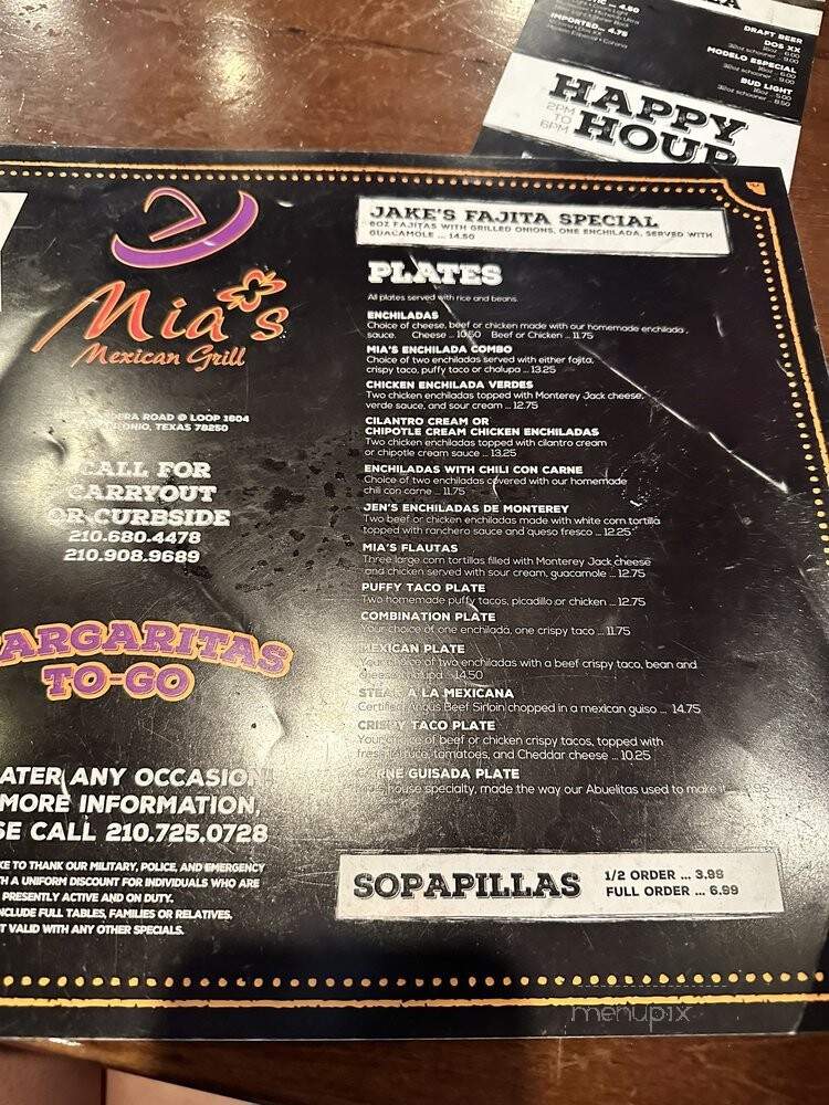 Mia's Mexican Grill - San Antonio, TX