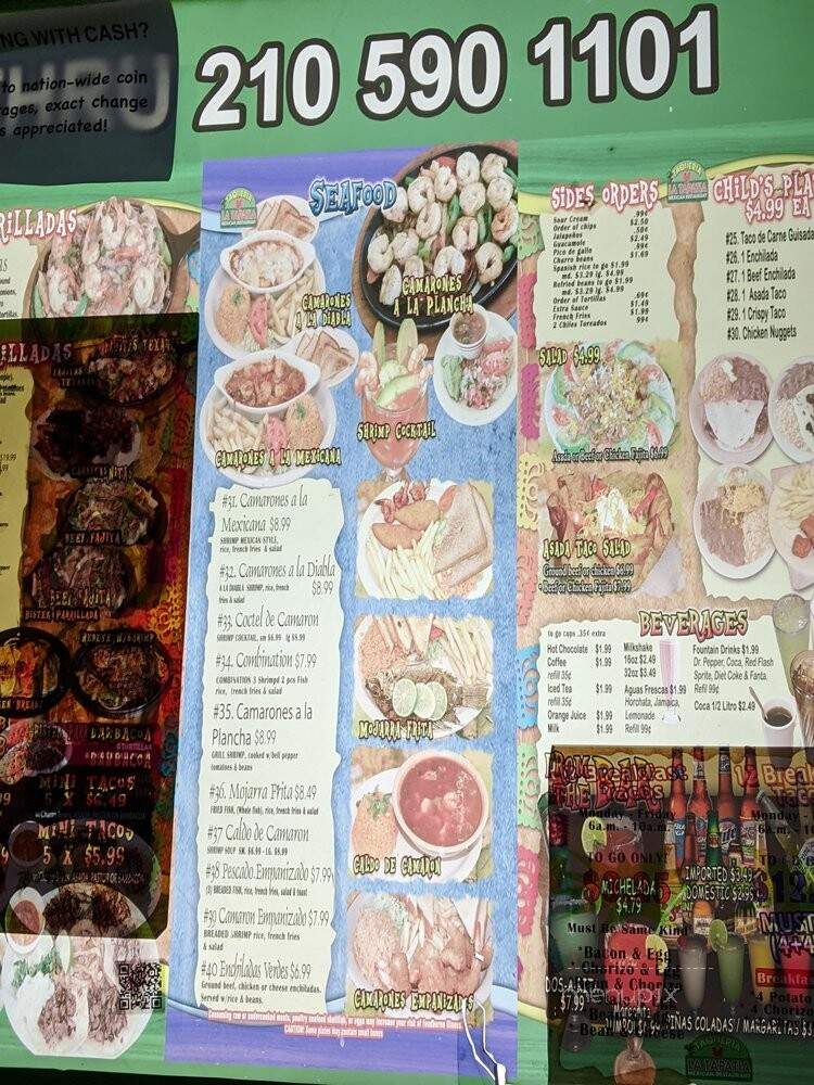 Taqueria La Tapatia - San Antonio, TX menu_pic