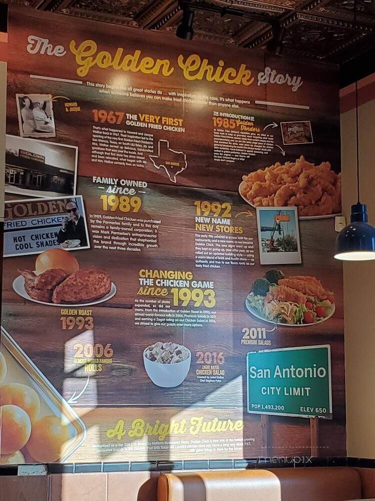 Golden Chick - San Antonio, TX menu_pic