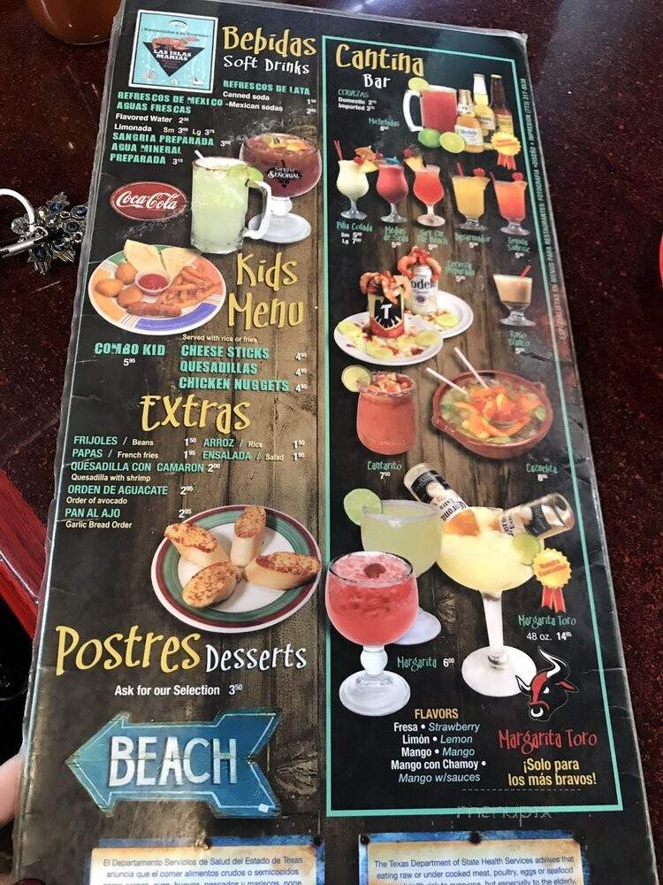 Las Islas Marias - San Antonio, TX menu_pic
