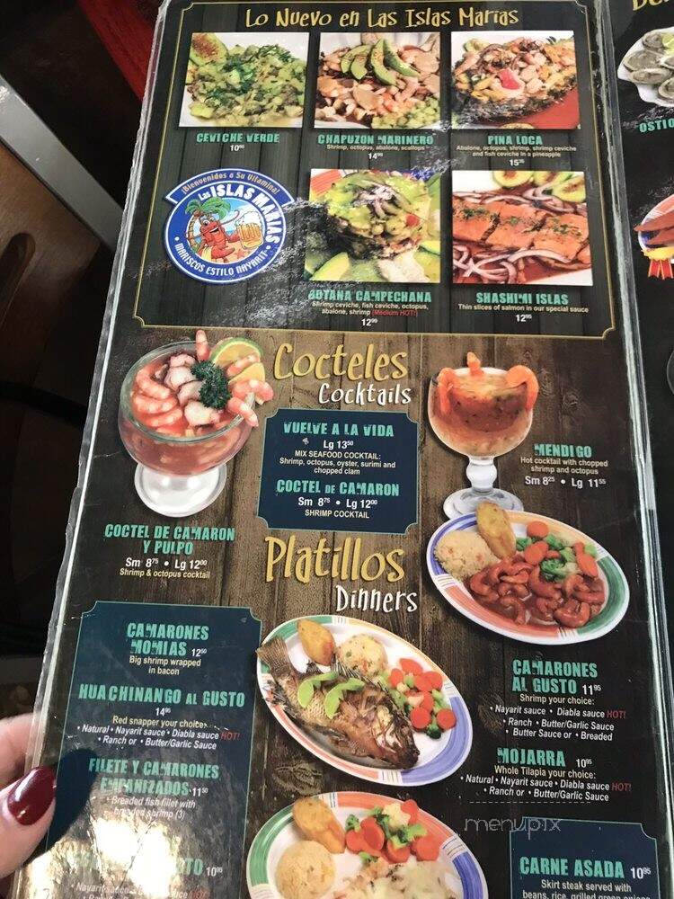 Las Islas Marias - San Antonio, TX menu_pic
