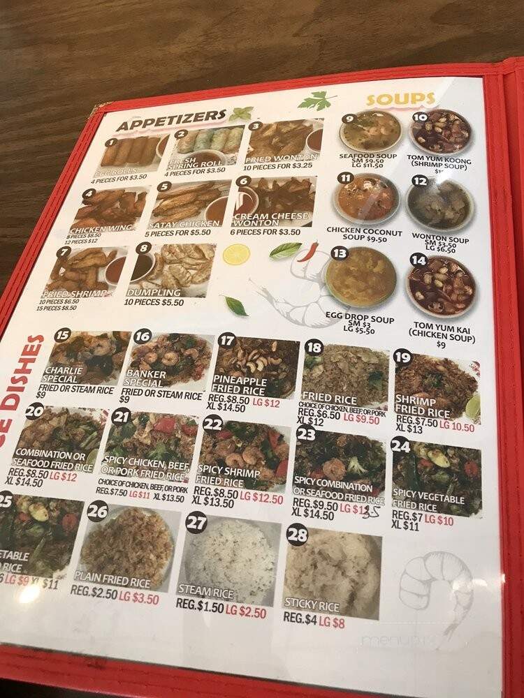 Yum Yum Thai - Pampa, TX menu_pic